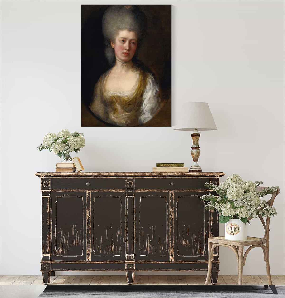 Portrait Of Lady Catherine Ponsonby Duchess Of St Albans by Thomas Gainsborough