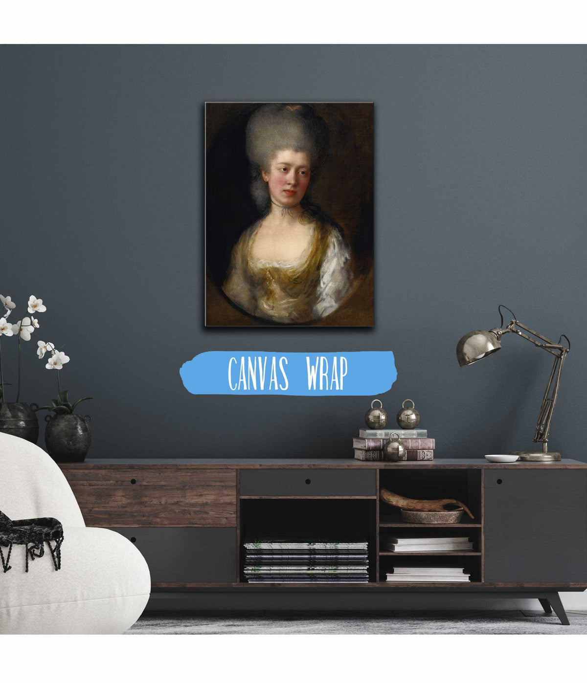 Portrait Of Lady Catherine Ponsonby Duchess Of St Albans by Thomas Gainsborough