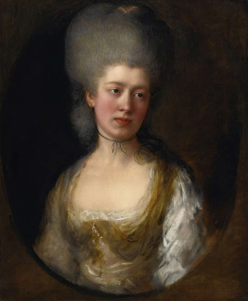 Portrait Of Lady Catherine Ponsonby Duchess Of St Albans by Thomas Gainsborough
