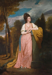 Portrait Of Lady Elizabeth Capell Lady Monson by George Romney