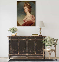 Portrait Of Lady Emilia Kerr by George Romney