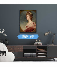 Portrait Of Lady Emilia Kerr by George Romney