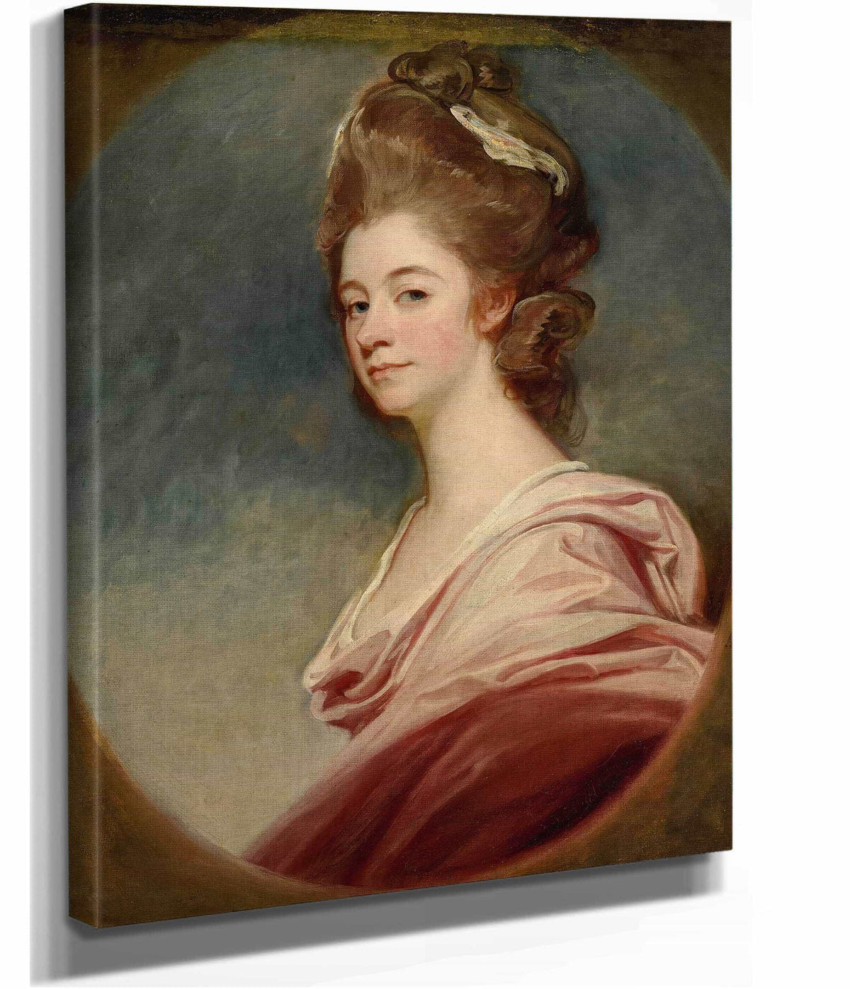 Portrait Of Lady Emilia Kerr by George Romney