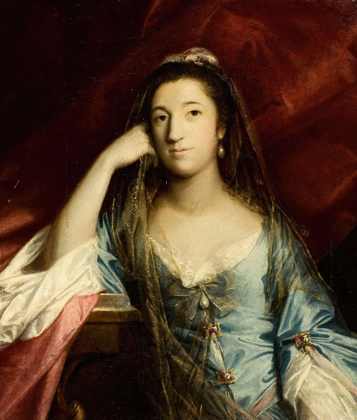 Portrait Of Lady Fortescue Anne Campbell by Sir Joshua Reynolds