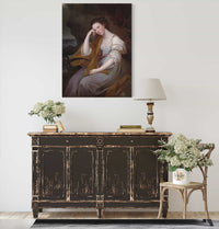 Portrait Of Lady Louisa Leveson Gower As Spes Goddess Of Hope by Angelica Kauffmann