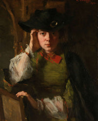 Portrait Of Lizzy Ansingh by Therese Schwartze