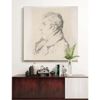 Portrait Of Louis Francois Bertin Laine by Anne Louis Girodet Trioson