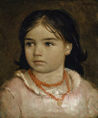 Portrait Of Lucia The Artists Daughter by Arnold Bocklin
