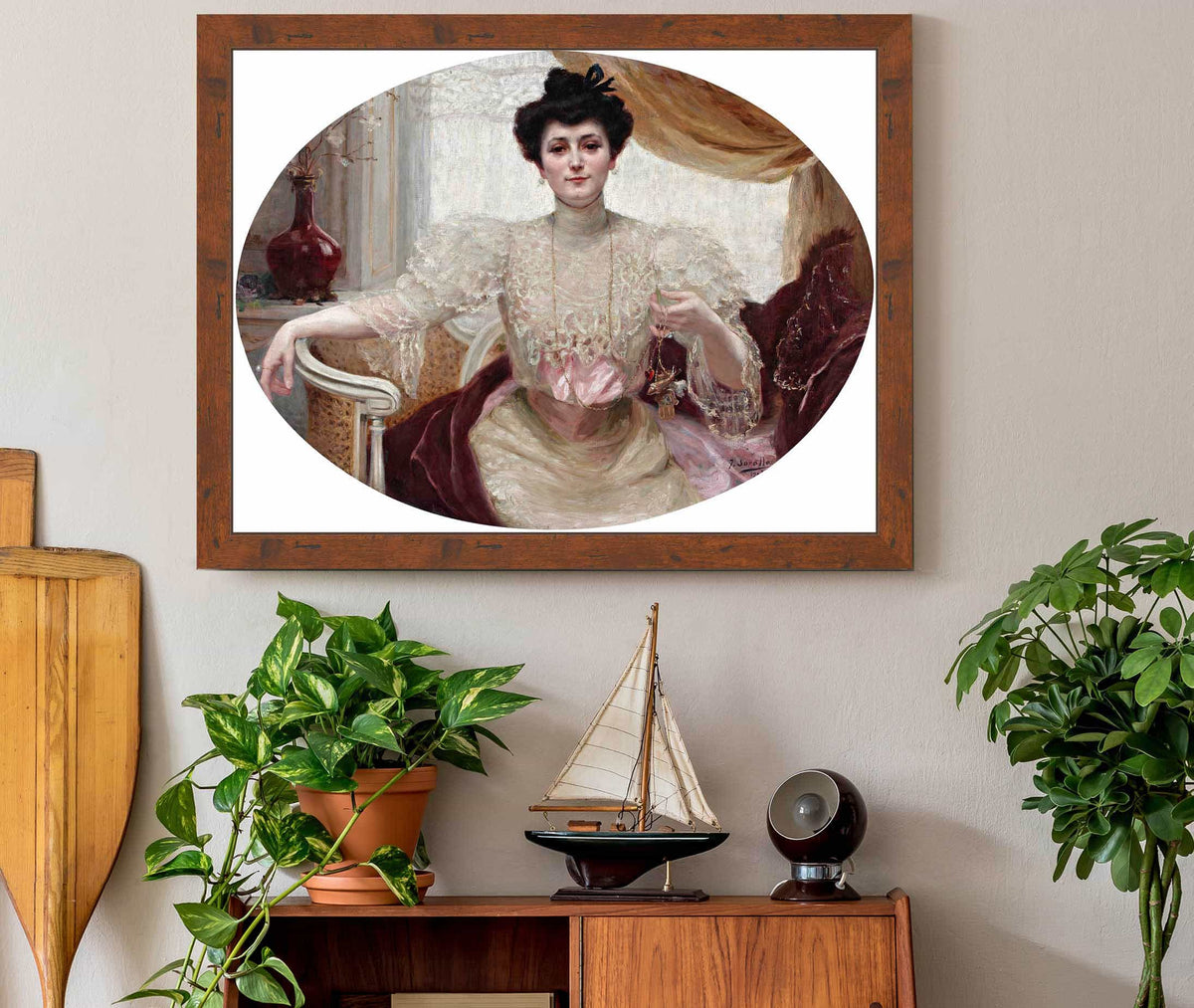 Portrait Of Luisa Martinez De Tejeda by Joaquin Sorolla