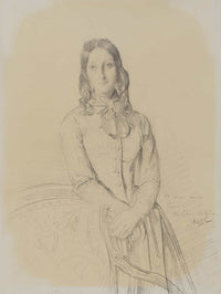 Portrait Of Madame Ravaisson by Theodore Chasseriau