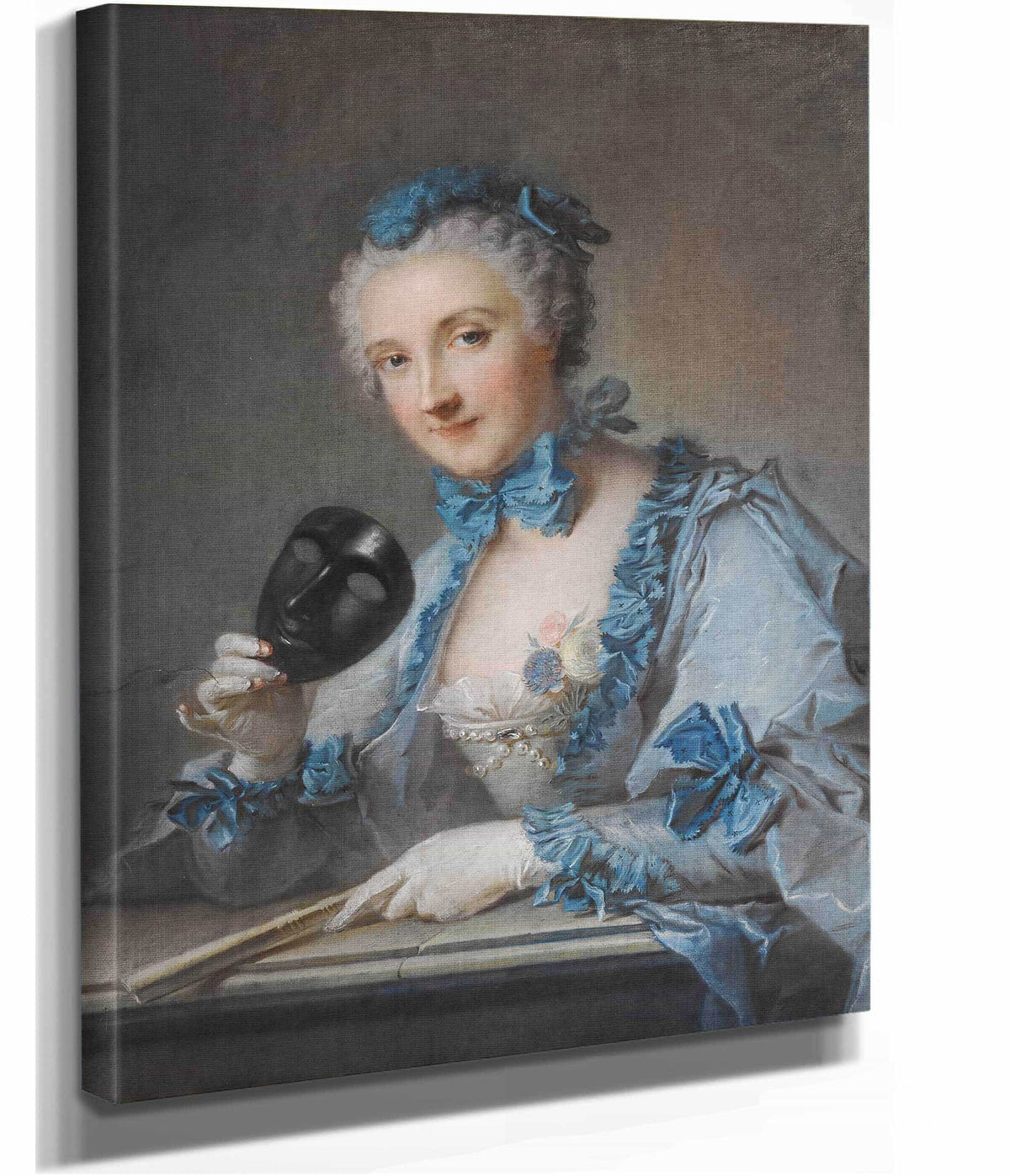 Portrait Of Madame Royer by Jean Marc Nattier