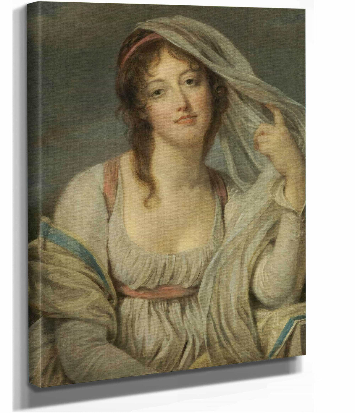 Portrait Of Madame Van Westrenen Of Tremaat by Jean Baptiste Greuze