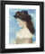 Portrait Of Mademoiselle Hecht Wearing A Hat, Seen In Profile By Edouard Manet