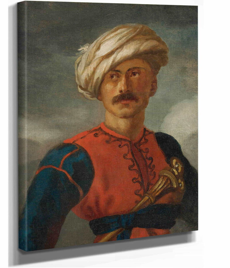 Portrait Of Mameluck The Mameluk Of The Gallery Of Orleans by Theodore Gericault