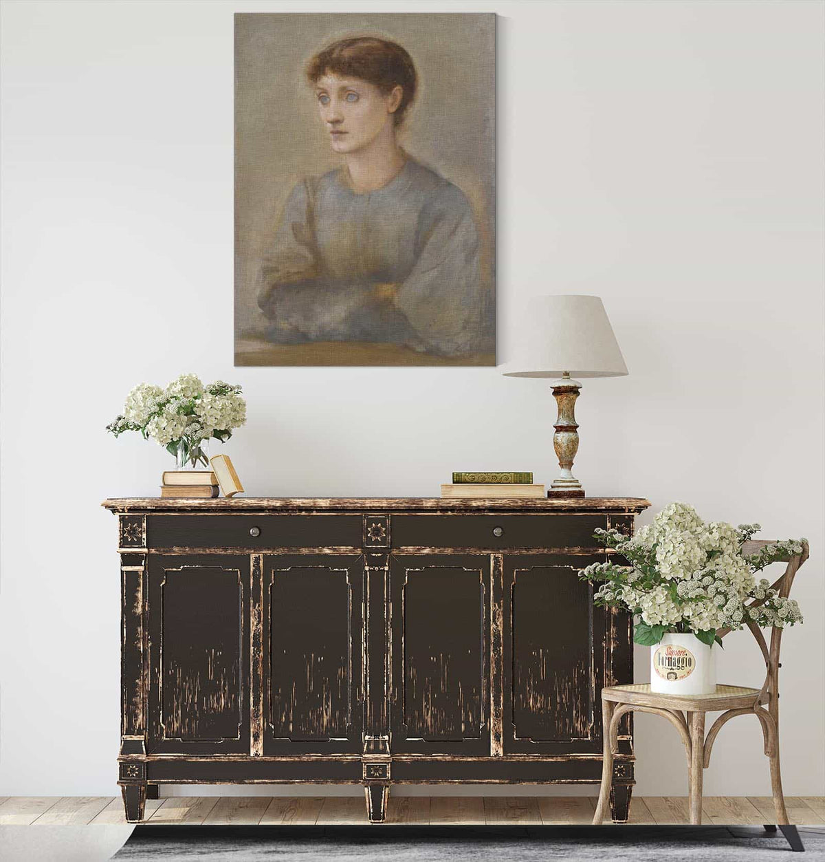 Portrait Of Margaret The Artists Daughter by Sir Edward Coley Burne Jones