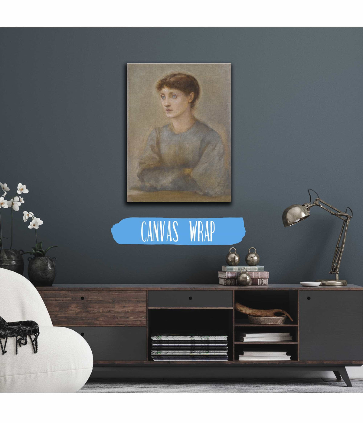 Portrait Of Margaret The Artists Daughter by Sir Edward Coley Burne Jones