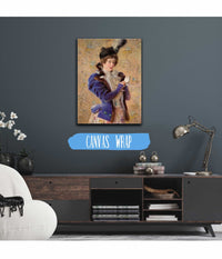 Portrait Of Maria Alexeevna Makovskaya by Konstantin Egorovich Makovsky