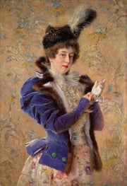 Portrait Of Maria Alexeevna Makovskaya by Konstantin Egorovich Makovsky