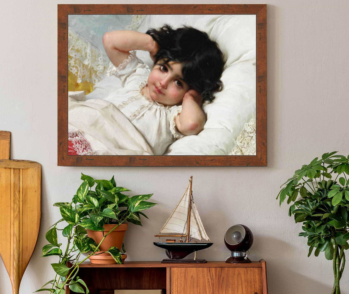 Portrait Of Marie Louise by Emile Munier