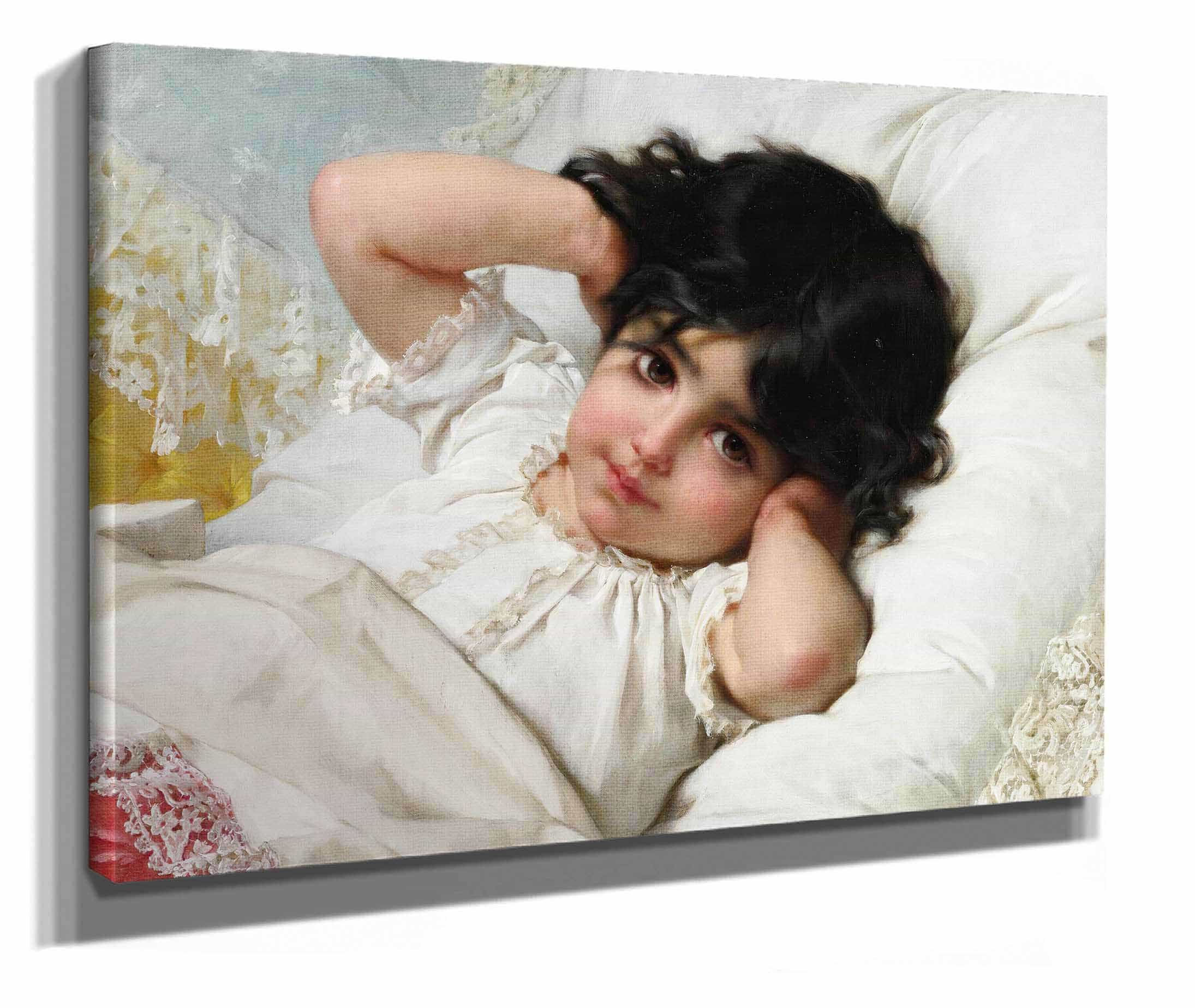 Portrait Of Marie Louise by Emile Munier