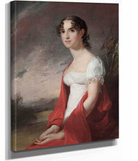 Portrait Of Mary Sicard David by Thomas Sully