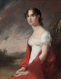 Portrait Of Mary Sicard David by Thomas Sully