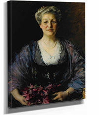 Portrait Of Matilda Herbert Lloyd  by William Merritt Chase
