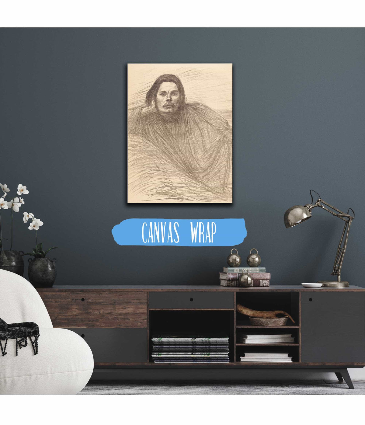 Portrait Of Maxim Gorki by Theophile Alexandre Steinlen