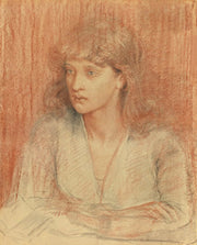 Portrait Of May Morris by Dante Gabriel Rossetti