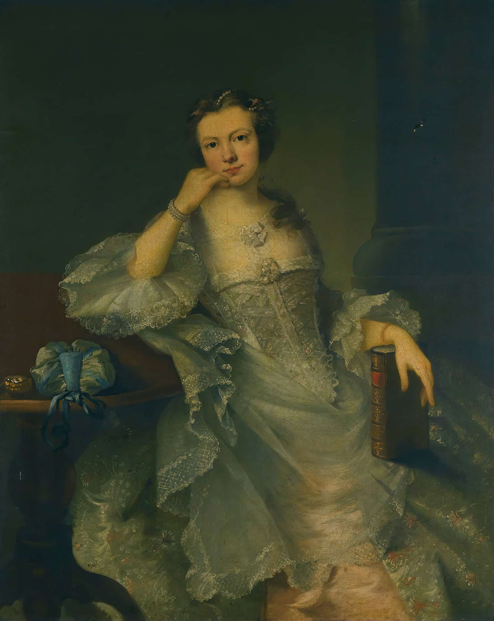 Portrait Of Miss Bullock by Sir Joshua Reynolds
