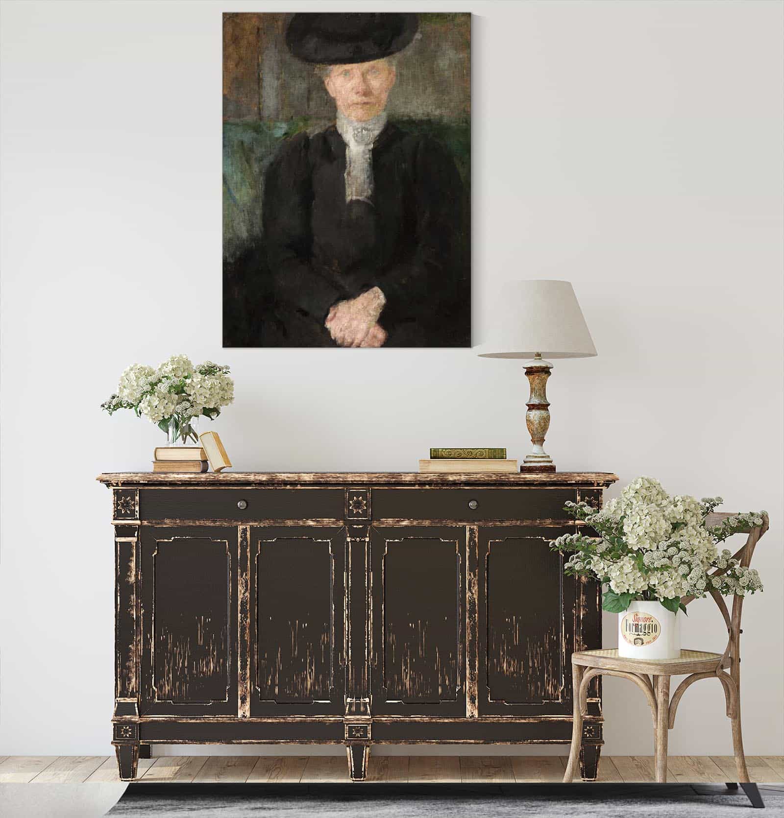Portrait Of Miss Deuringer by Olga Boznanska