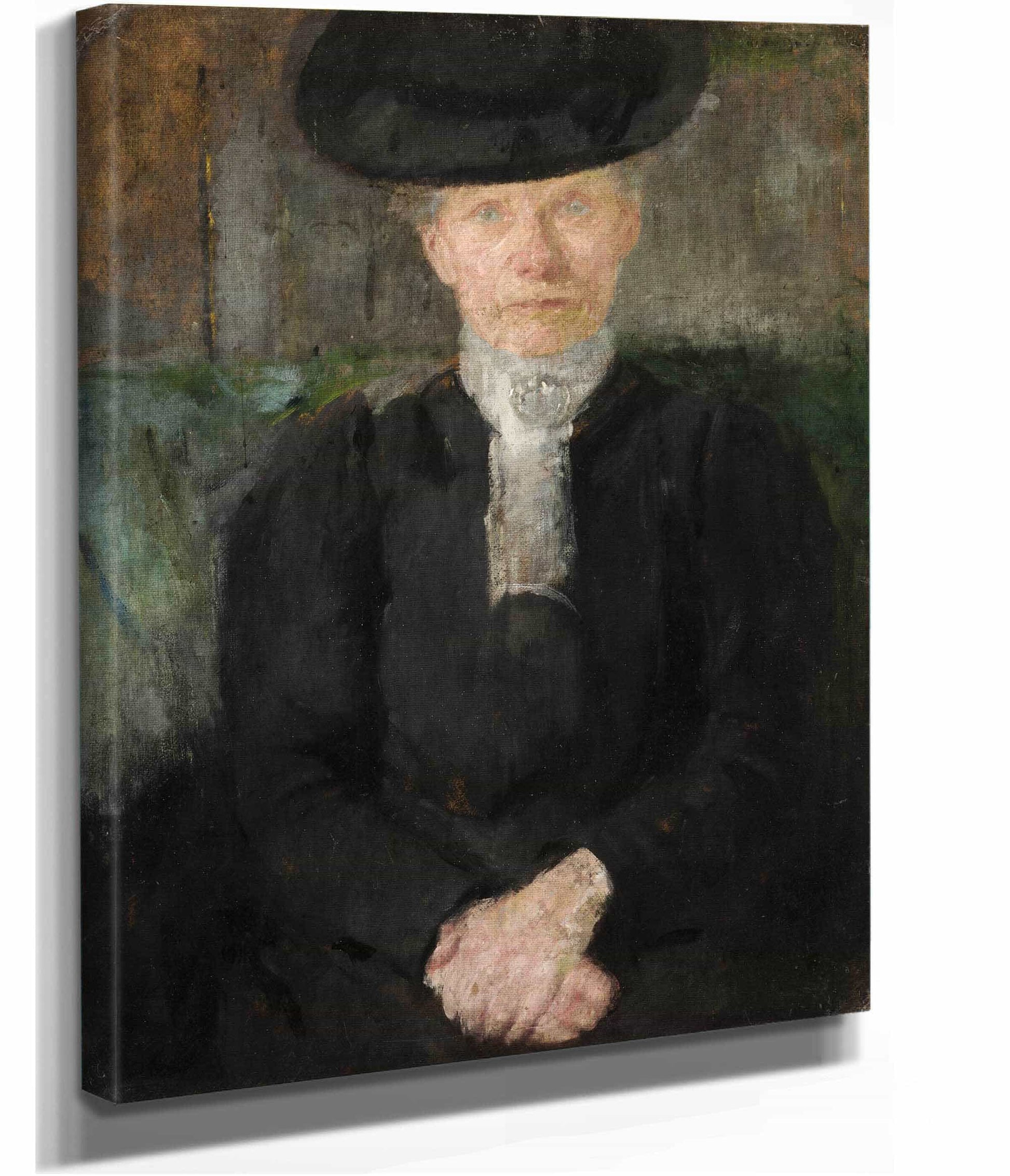 Portrait Of Miss Deuringer by Olga Boznanska