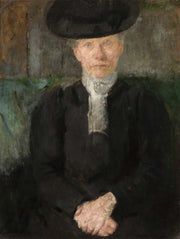 Portrait Of Miss Deuringer by Olga Boznanska