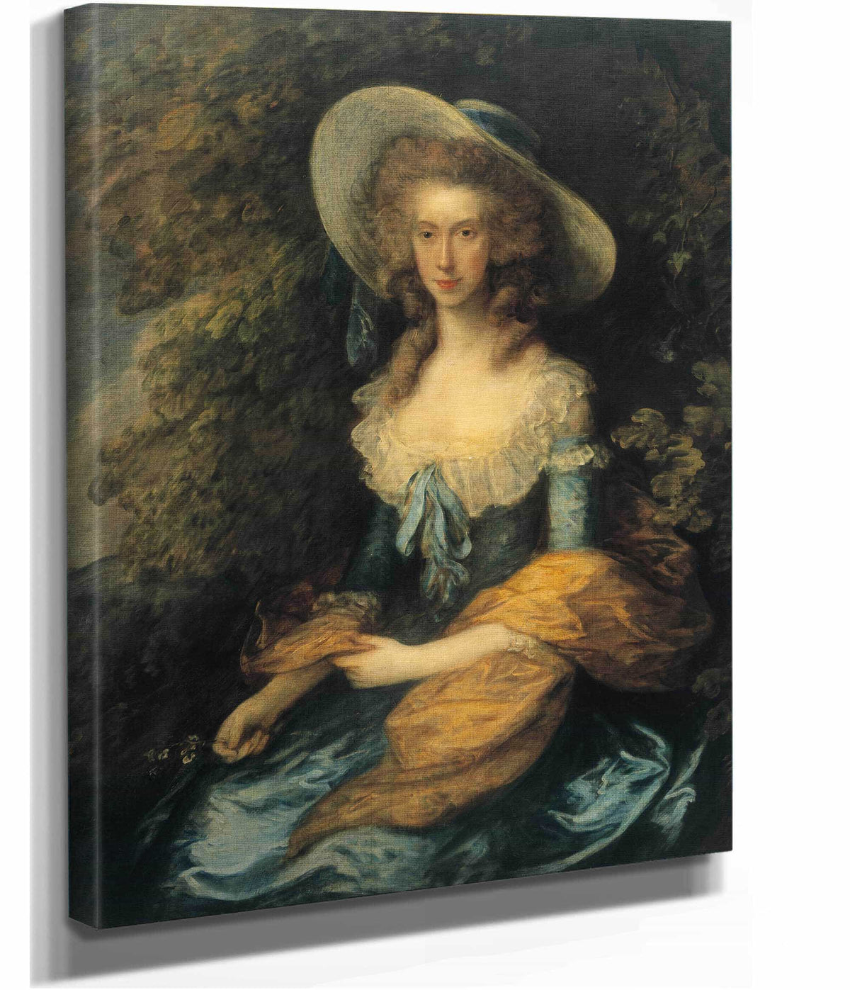 Portrait Of Miss Evans Between And by Thomas Gainsborough
