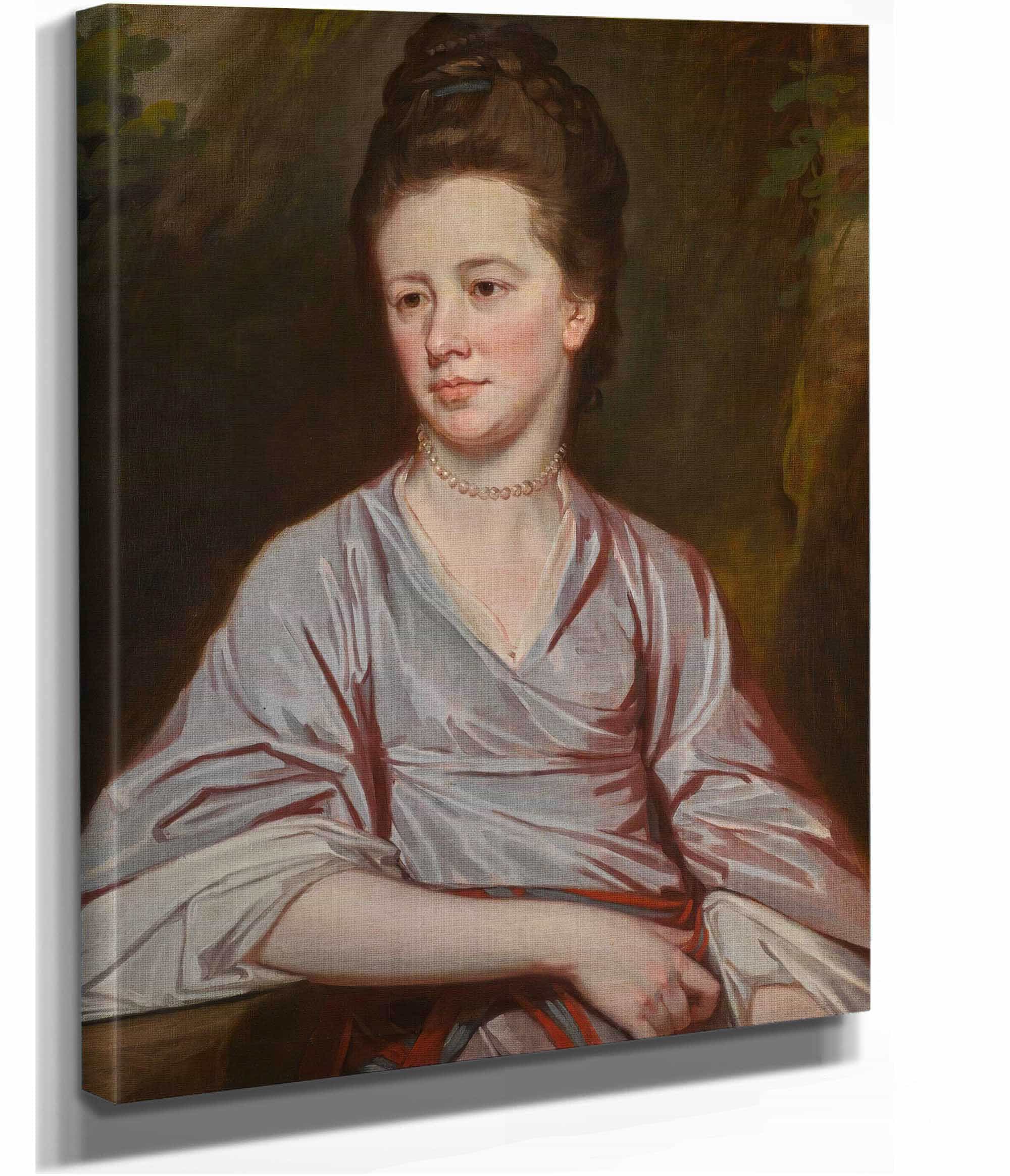 Portrait Of Miss Joan Knatchbull by George Romney