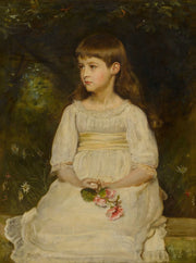 Portrait Of Miss Scott Daughter Of The Late Thomas Alexander Scott Of Philadelphia by Sir John Everett Millais