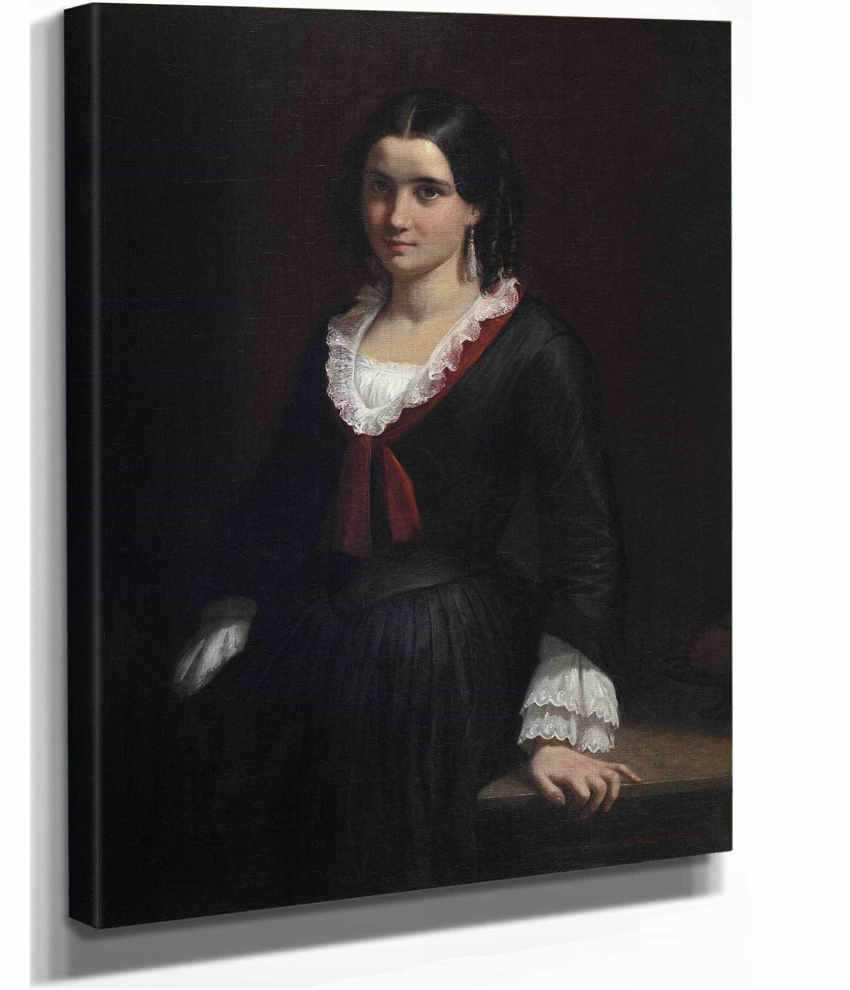 Portrait Of Miss Vilhelmine Ville Hage Later Mrs Heise  by Wilhelm Marstrand