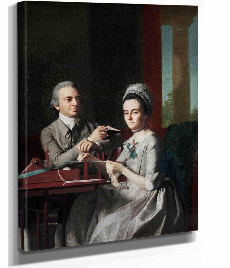 Portrait Of Mr And Mrs Thomas Mifflin Sarah Morris by John Singleton Copley