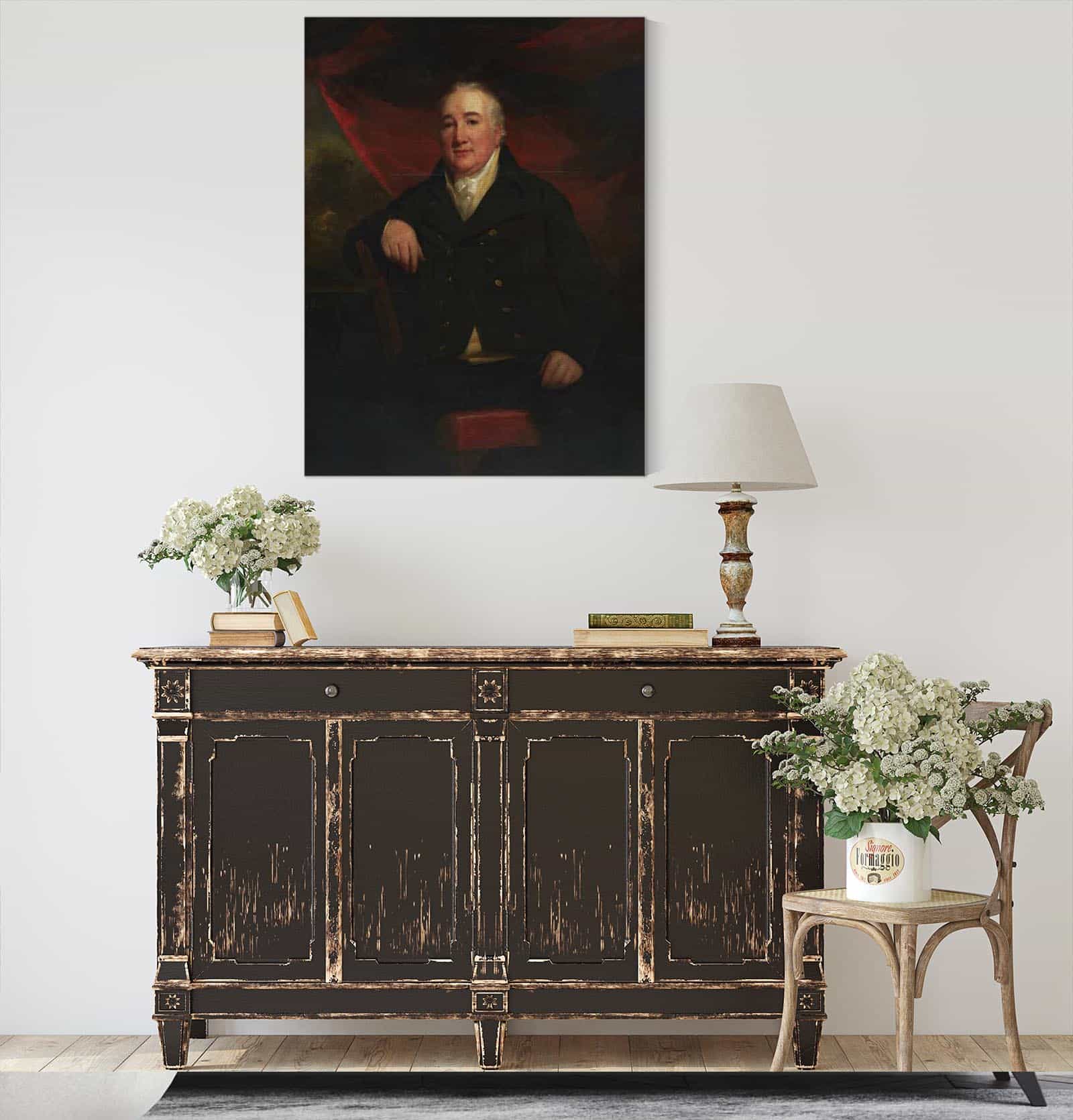 Portrait Of Mr William Ferguson Of Raith by Sir Henry Raeburn