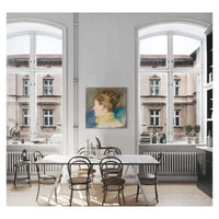 Portrait Of Mrs. Abbey by Edwin Austin Abbey