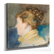 Portrait Of Mrs. Abbey by Edwin Austin Abbey