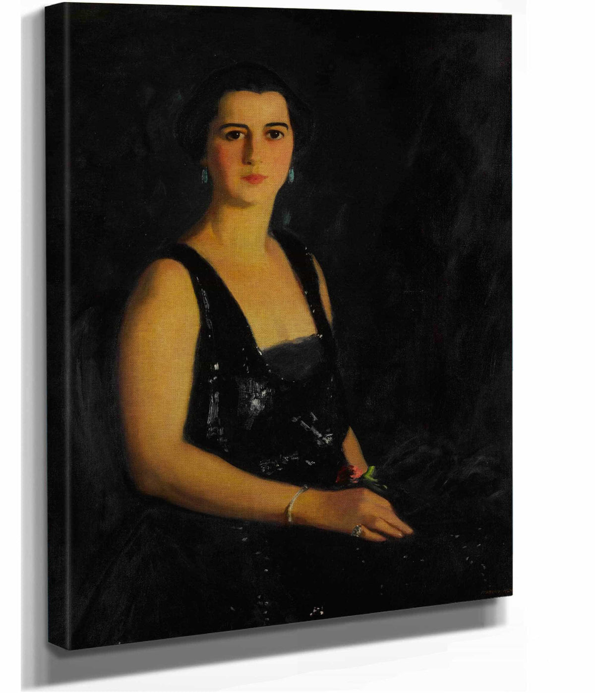 Portrait Of Mrs Arthur Bond Cecil by Robert Henri