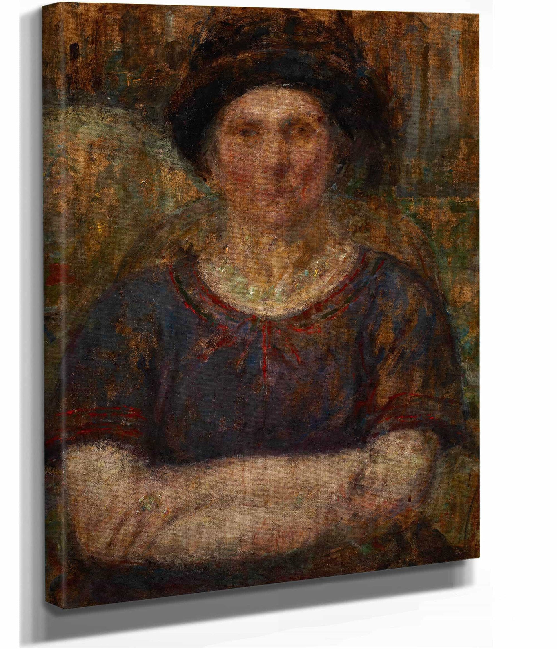 Portrait Of Mrs Bankiewicz After by Olga Boznanska