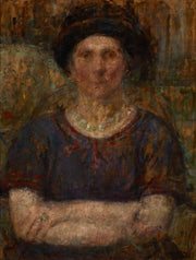 Portrait Of Mrs Bankiewicz After by Olga Boznanska