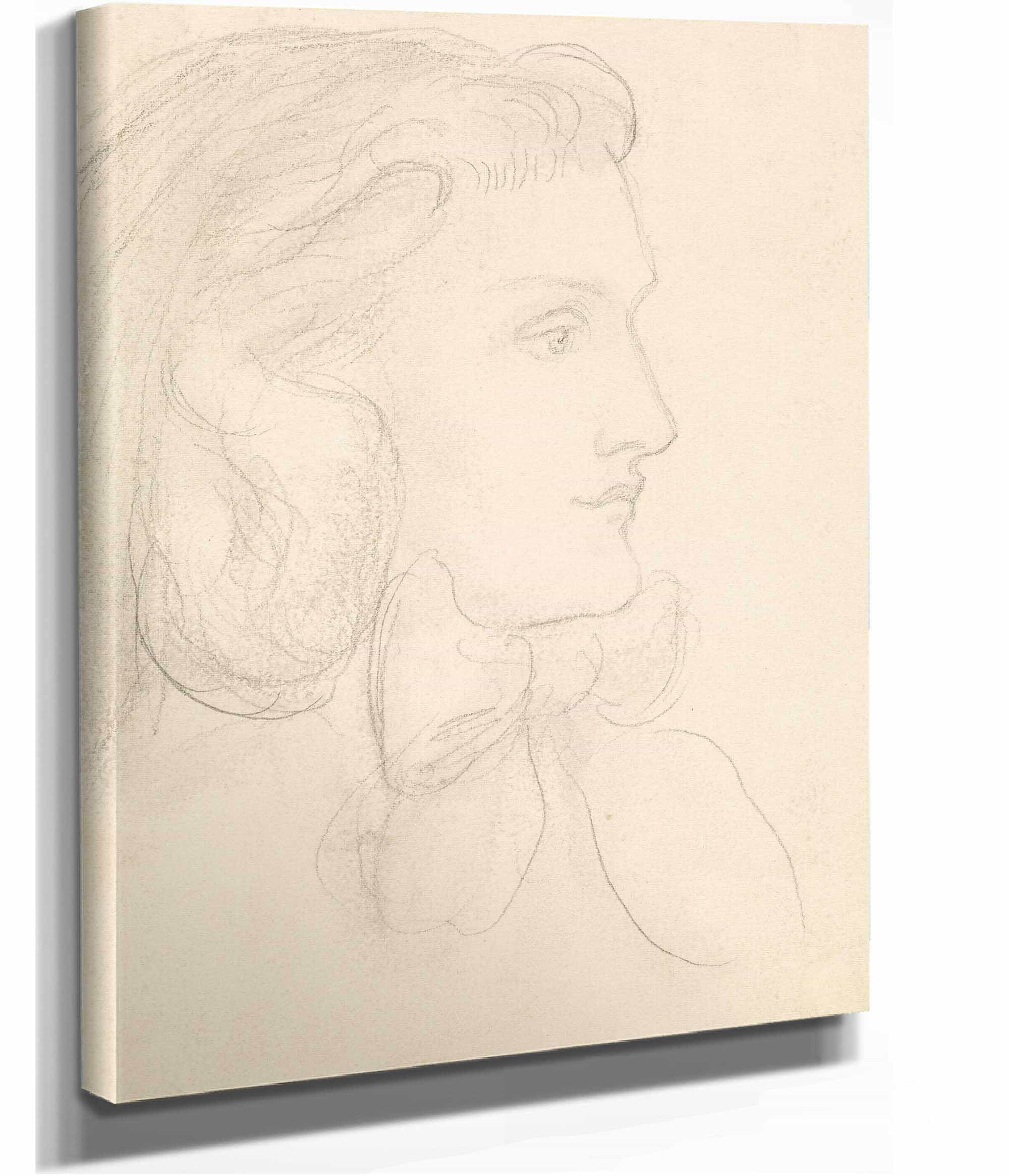 Portrait Of Mrs Beyer by Dante Gabriel Rossetti
