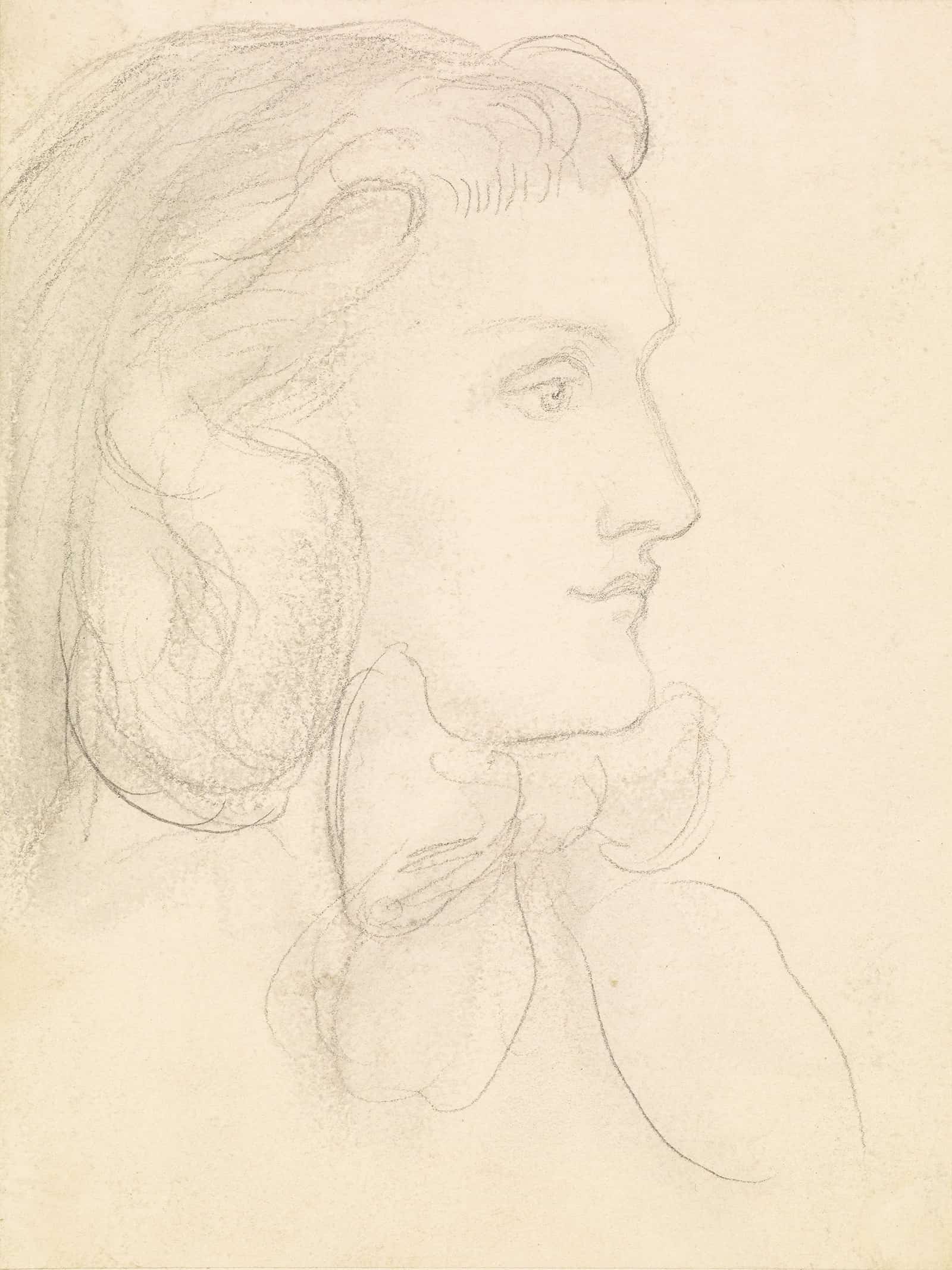 Portrait Of Mrs Beyer by Dante Gabriel Rossetti