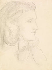 Portrait Of Mrs Beyer by Dante Gabriel Rossetti
