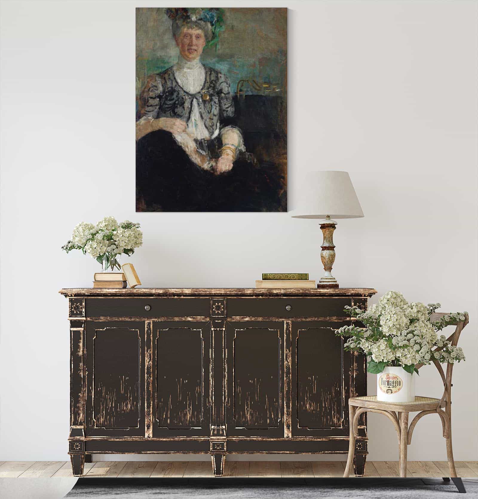Portrait Of Mrs Buyko by Olga Boznanska