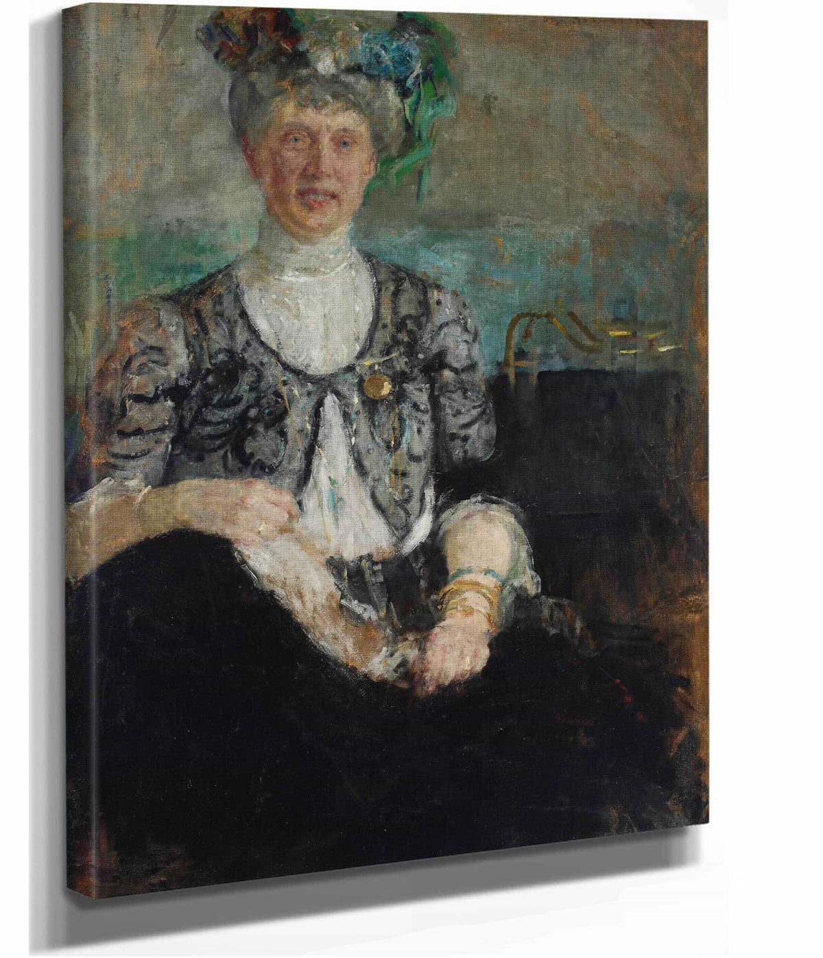 Portrait Of Mrs Buyko by Olga Boznanska
