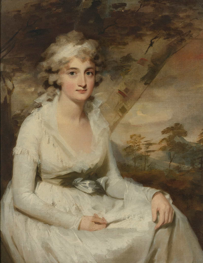 Portrait Of Mrs Campbell by Sir Henry Raeburn